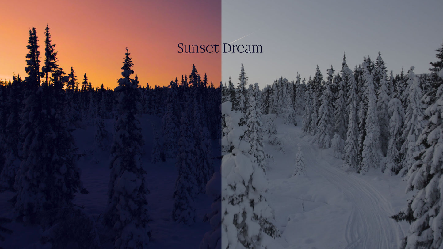 LVV1 Sunsets&Sunrises / 11 Cinematic Video LUTs